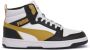 PUMA Rebound v6 Unisex Sneakers White-Archive Gold- Black - Thumbnail 2
