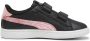 Puma Smash 3.0 L Star Glow leren sneakers zwart roze Meisjes Leer Meerkleurig 33 - Thumbnail 3