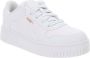 Puma Carina Street sneakers wit Meisjes Leer Meerkleurig 31 - Thumbnail 4
