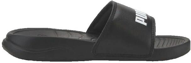 Puma Popcat 20 Jr. badslippers zwart wit Imitatieleer Logo 35 5 - Foto 2