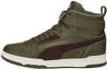 PUMA RBD Game WTR Unisex Sneakers Deep Olive-Dark Chocolate- Team Gold - Groen