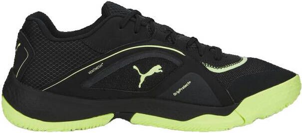 PUMA Solarstrike II Sportschoenen Volleybal Indoor zwart geel