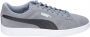 PUMA Smash 3.0 Unisex Sneakers Gray Tile- Black- White - Thumbnail 4
