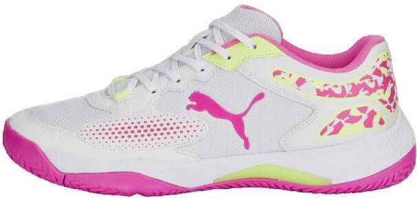 PUMA Solarcourt RCT Unisex Sportschoenen Wit Roze Geel - Foto 4