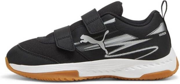Puma Varion II V Jr zaalsportschoenen zwart lichtgrijs - Foto 2
