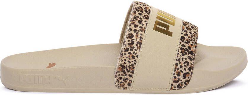 PUMA Leadcat 2.0 Animal Flair Slippers Alpine Snow- Gold - Foto 3