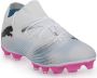 PUMA Future 7 Match Gras Kunstgras Voetbalschoenen (MG) Wit Roze Zwart - Thumbnail 7