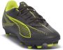 Puma Ultra 5 Play FG AG senioer voetbalschoenen zwart geel zilver - Thumbnail 3