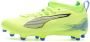 PUMA Ultra 5 Match Gras Kunstgras Voetbalschoenen (MG) Kids Groen Blauw Zwart Wit - Thumbnail 4