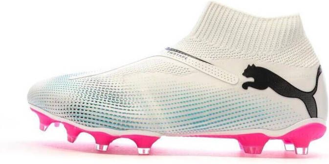 PUMA Future 7 Match+ Veterloze Gras Kunstgras Voetbalschoenen (MG) Wit Roze Zwart - Foto 5