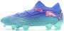 PUMA Future 7 Ultimate Gras Kunstgras Voetbalschoenen (MG) Blauw Turquoise Wit - Thumbnail 3