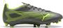 Puma Ultra 5 Play FG AG junior voetbalschoenen zwart geel zilver - Thumbnail 3