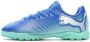 PUMA Kinder Fußballschuhe Low Future 7 Play TT Jr 107950 Hyperlink Blue-Mint- White - Thumbnail 2