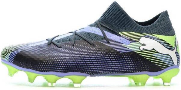 PUMA Future 7 Pro FG AG Voetbalschoenen Lights Out Gray Skies White Fizzy Apple - Foto 3