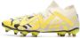 PUMA Future Match Gras Kunstgras Voetbalschoenen (MG) Wit Geel Zwart - Thumbnail 2