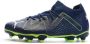 PUMA Future Match Gras Kunstgras Voetbalschoenen (MG) Kids Donkerblauw Wit Felgroen - Thumbnail 3