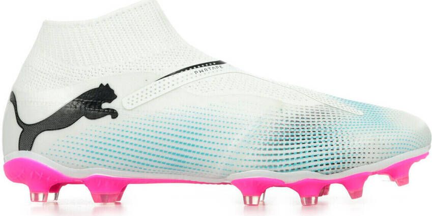 PUMA Future 7 Match+ Veterloze Gras Kunstgras Voetbalschoenen (MG) Wit Roze Zwart - Foto 2