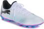 PUMA FUTURE 7 PLAY FG AG Heren Sportschoenen White- Black-Poison Pink - Thumbnail 4