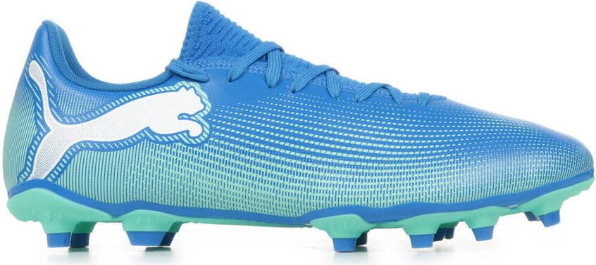 PUMA FUTURE 7 PLAY FG AG Unisex Sportschoenen Hyperlink Blue-Mint- White - Foto 6