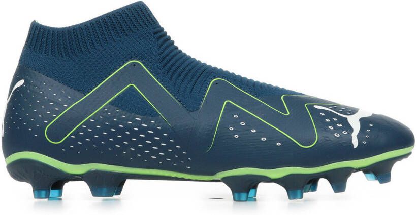 PUMA Future Match+ Veterloze Gras Kunstgras Voetbalschoenen (MG) Donkerblauw Wit Felgroen