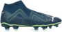 PUMA Future Match+ Veterloze Gras Kunstgras Voetbalschoenen (MG) Donkerblauw Wit Felgroen - Thumbnail 1