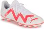 Puma Future Play voetbalschoenen wit rood Imitatieleer 32 - Thumbnail 4