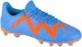 PUMA Future Play Gras Kunstgras Voetbalschoenen (MG) Kids Blauw Oranje Wit - Thumbnail 3