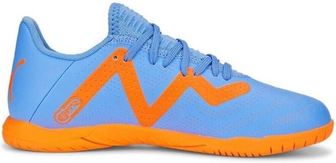 PUMA Future Play Zaalvoetbalschoenen (IN) Kids Blauw Oranje Wit - Foto 5