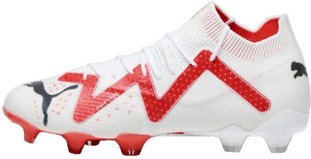 PUMA Future Ultimate Gras Kunstgras Voetbalschoenen (MG) Wit Rood Zwart - Foto 6