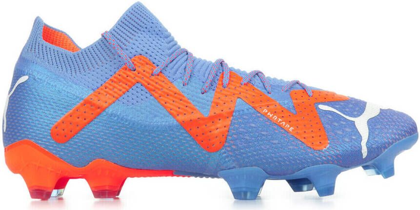 PUMA Future Ultimate Gras Kunstgras Voetbalschoenen (MG) Blauw Oranje Wit - Foto 4