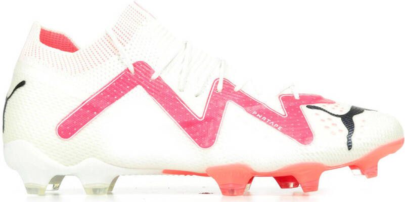 PUMA Future Ultimate Gras Kunstgras Voetbalschoenen (MG) Wit Rood Zwart - Foto 5
