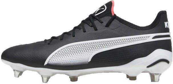 PUMA King Ultimate IJzeren-Nop Voetbalschoenen (SG) Zwart Wit Rood - Foto 2