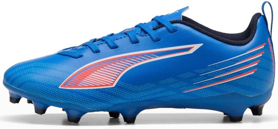 PUMA ULTRA 6 PLAY FG AG Jr Unisex Sportschoenen Ultra Blue- White-Glowing Red - Foto 4