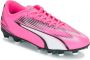 Puma Ultra Play FG AG Jr. voetbalschoenen roze wit zwart Jongens Meisjes Imitatieleer 36 - Thumbnail 3