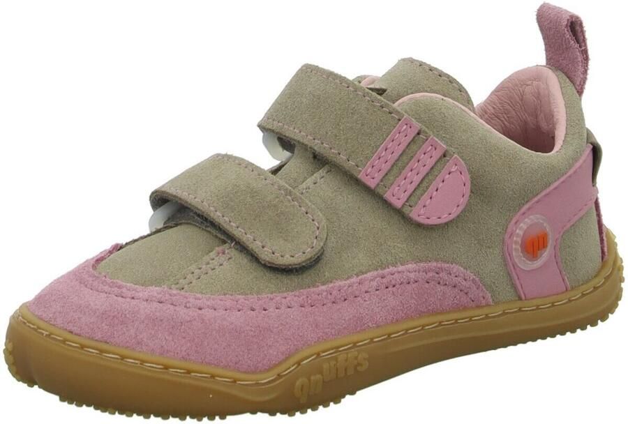 Qnuffs Kid's Ahorn Leather Barefootschoenen tundra mallow