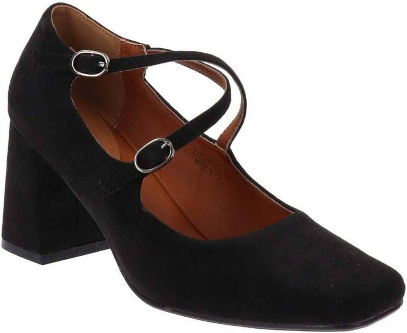 QUEEN HELENA Pumps schoenen met middelhoge hak elegant met gesloten teen en riem voor dames ZM6045, Zm9002 Nude, 36 EU QUEEN HELENA Pumps schoenen met middelhoge hak elegant met gesloten teen en riem voor dames ZM6045, Zm9002 Nude, 36 EU
