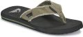 QUIKSILVER Teenslippers 'MONKEY ABYSS' bruin groen zwart - Groen