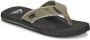 QUIKSILVER Teenslippers 'MONKEY ABYSS' bruin groen zwart - Thumbnail 2