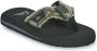 Quiksilver Monkey Abyss Youth Jongens Slippers Green Black - Thumbnail 3