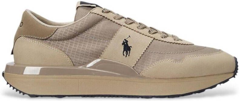 Polo Ralph Lauren Leren sneakers met logodetail model 'TRAIN' - Foto 9