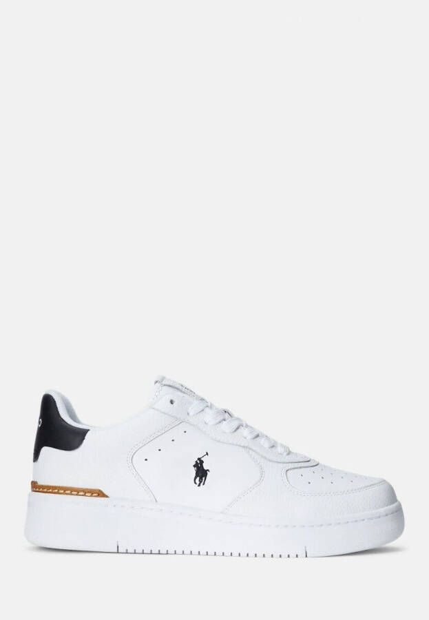 Ralph Lauren Lage Sneakers MASTER COURT 809891791003-WHITE BLACK