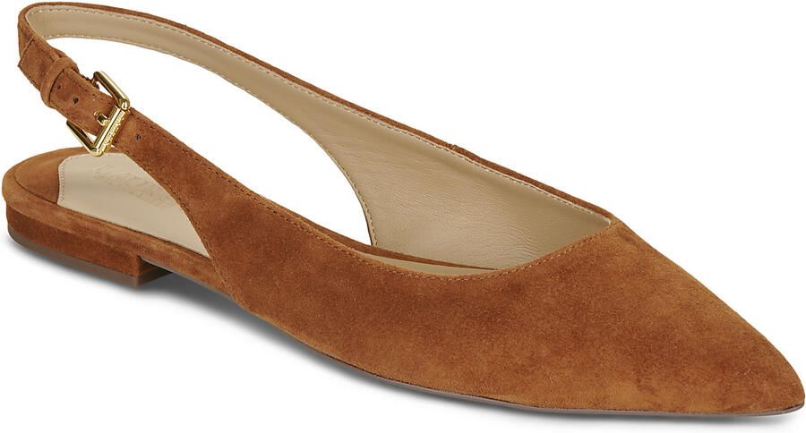 Lauren Ralph Lauren Sandalen met hak Londyn Slbck-Flats-Slingback in bruin - Foto 2