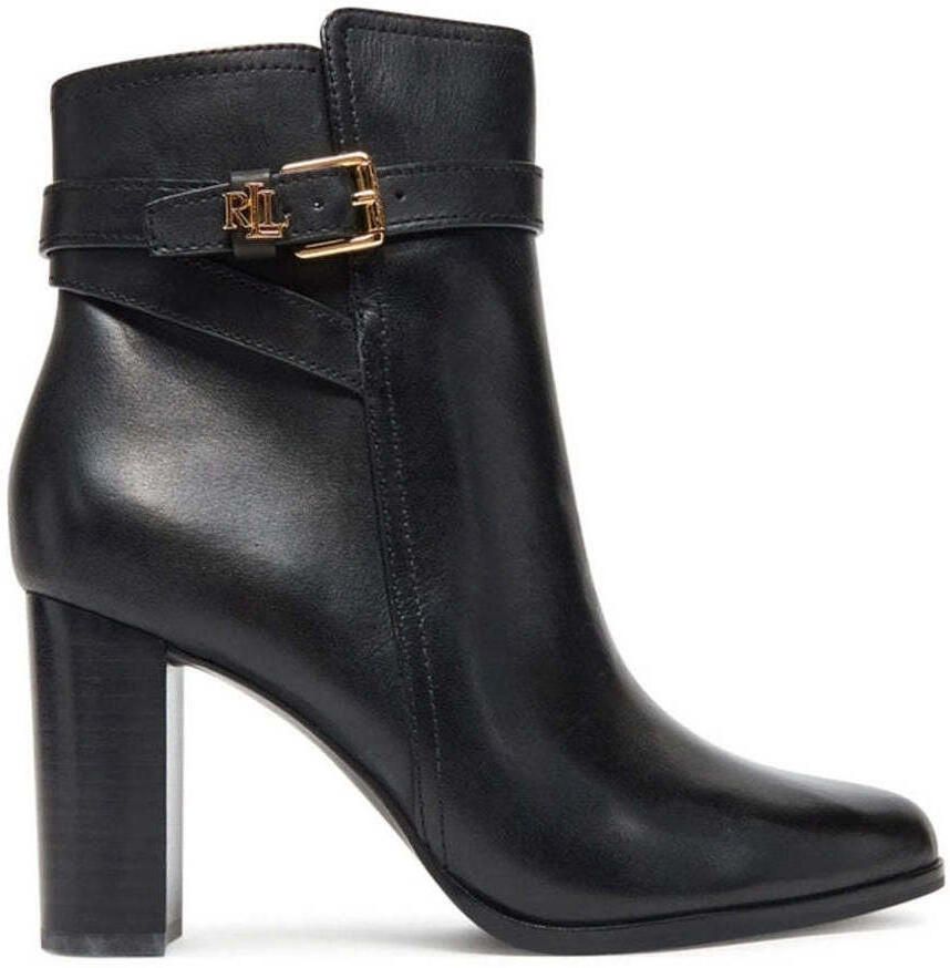 Lauren Ralph Lauren Hoge hakken Brke Bt Hl 2-Boots-Bootie in zwart - Foto 2