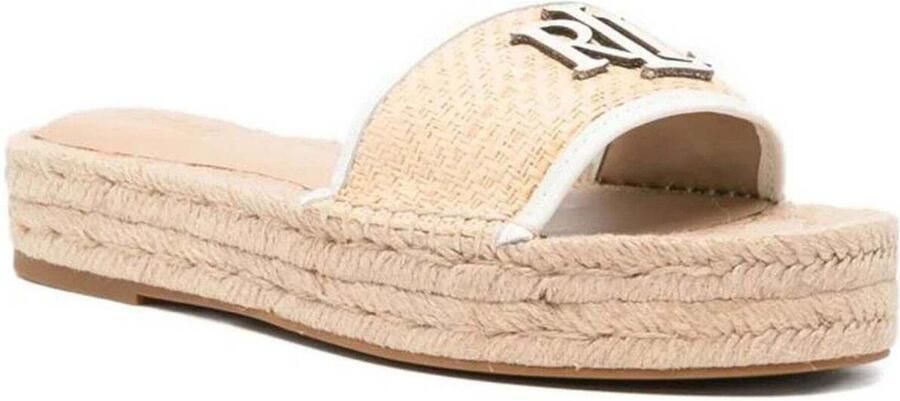 Lauren Ralph Lauren Slippers van echt leer model 'POLLY 4'