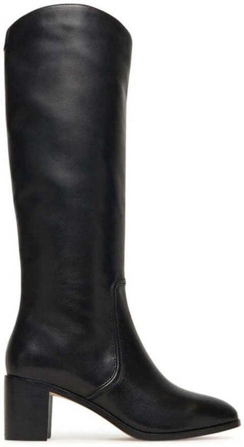 Lauren Ralph Lauren Leren laarzen met ritssluiting model 'CHARLY' - Foto 2