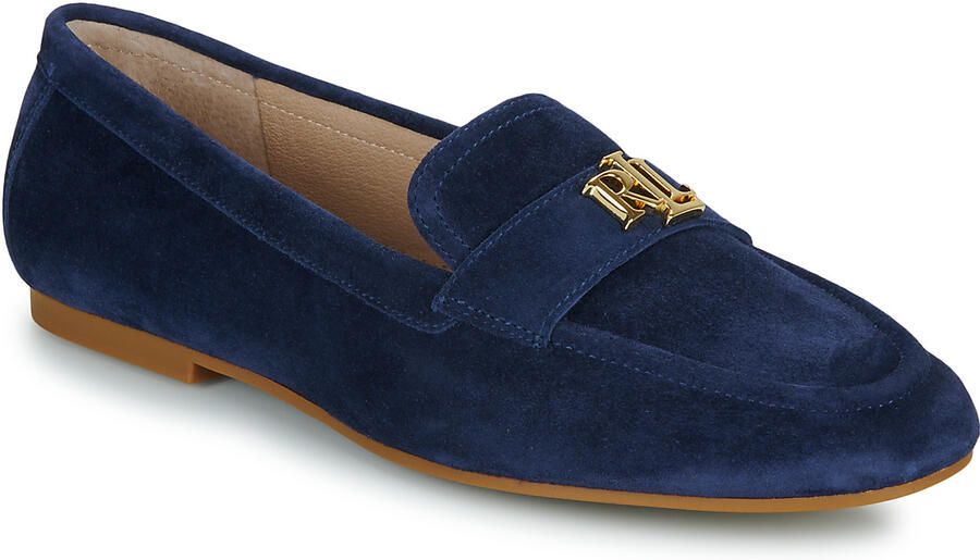 LAUREN RALPH LAUREN Loafers Dames Averi Iii Flats Loafer Maat: 42 Materiaal: Suède Kleur: Blauw - Foto 7