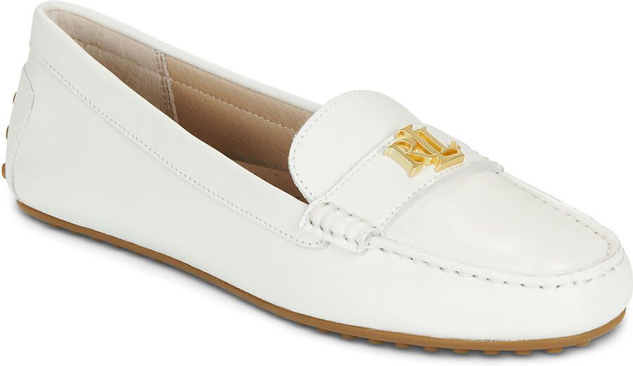 LAUREN RALPH LAUREN Loafers Dames Barnsbury Flats Driver Maat: 40 5 Materiaal: Leer Kleur: Wit - Foto 6
