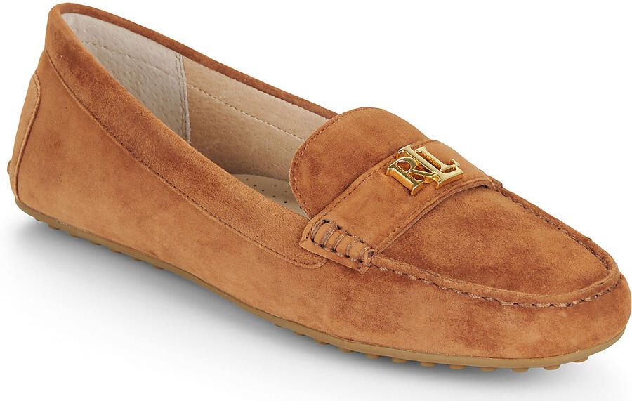 Lauren Ralph Lauren Mocassins van leer met labelapplicatie model 'BARNSBURY'