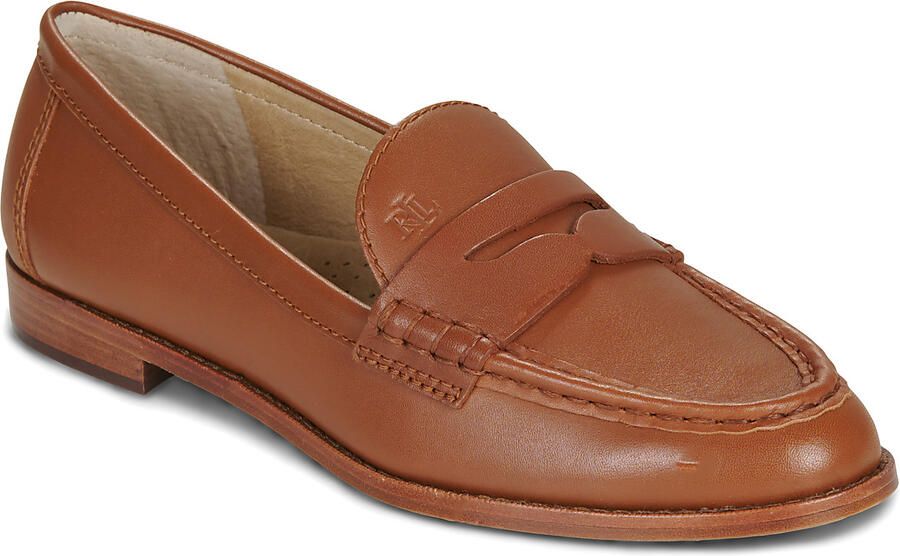 Lauren Ralph Lauren Instappers 'WYNNIE' cognac