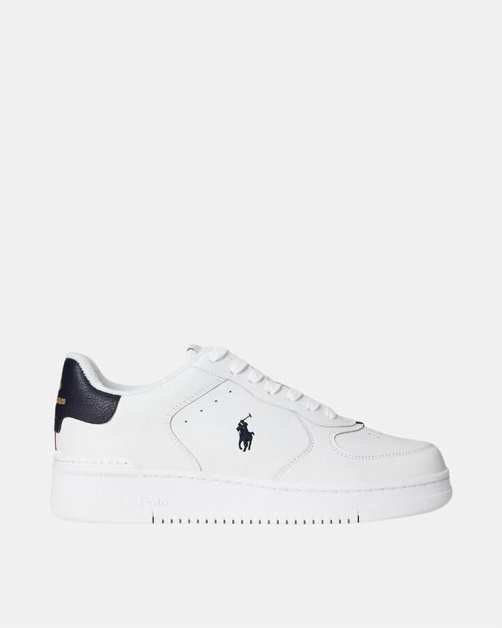 Polo Ralph Lauren Sneakers van gecoate leermix model 'MASTER COURT'